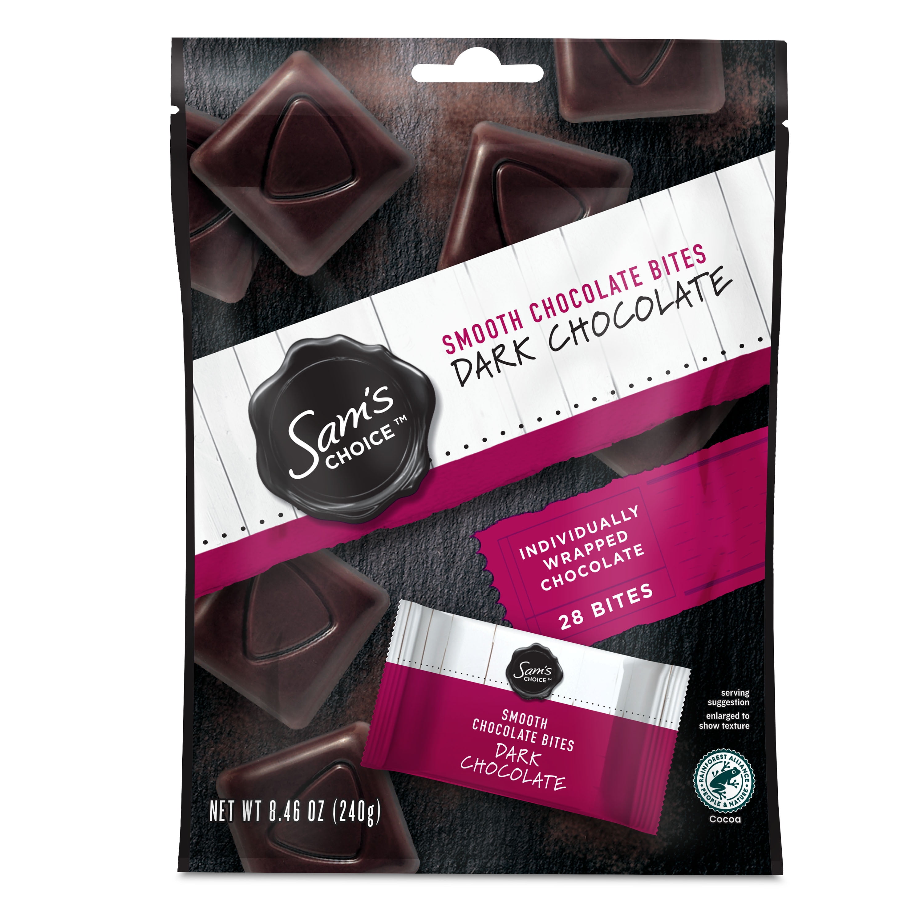 Sam?s Choice Dark Chocolate Squares 8.46 ounce