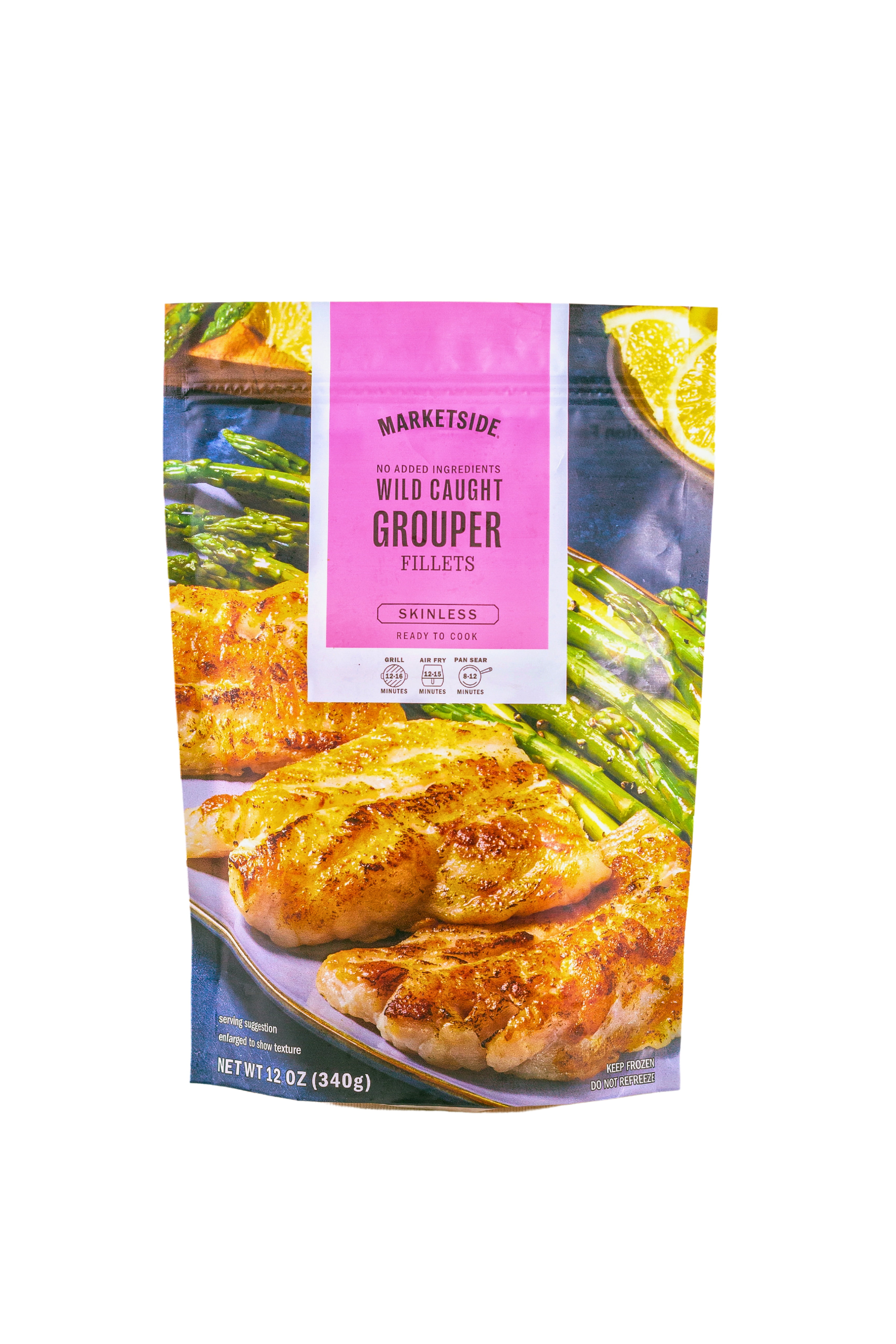 Marketside Frozen Grouper Fillets, 12 oz Bag