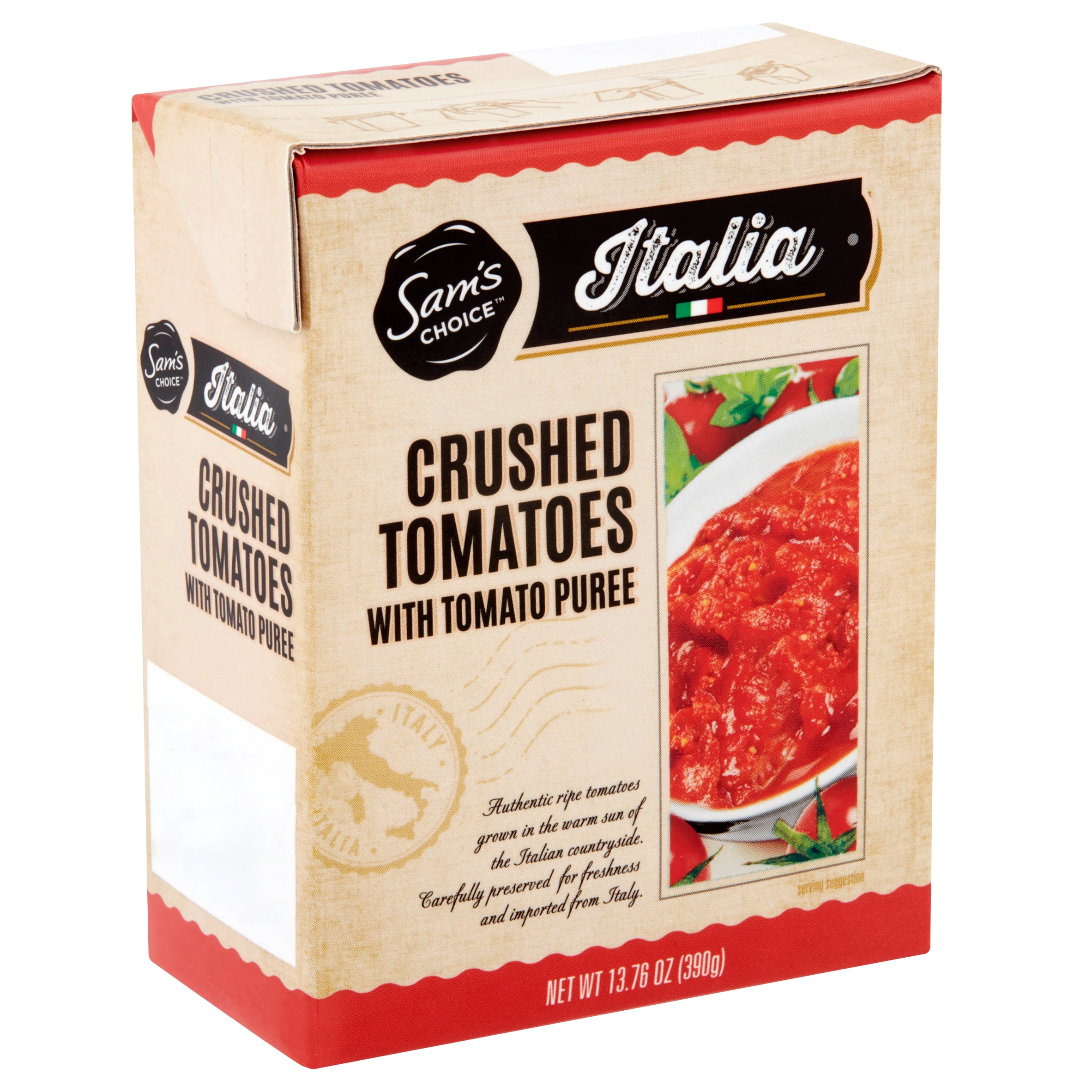 Sam's Choice Italia Crushed Tomatoes with Tomato Puree, 13.76 oz