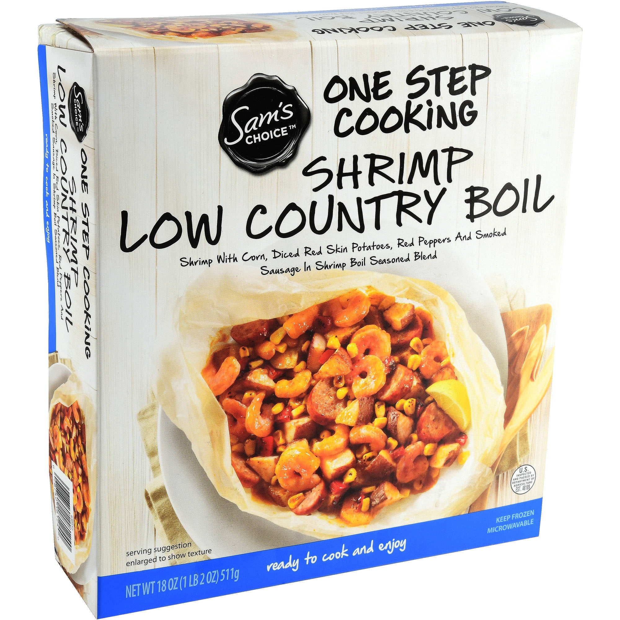 Sam's Choice One Step Cooking Shrimp Low Country Boil, 18 oz