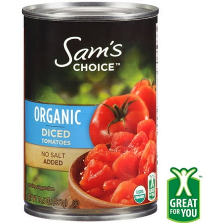Sam's Choice Organic Diced Tomatoes, 14.5 oz