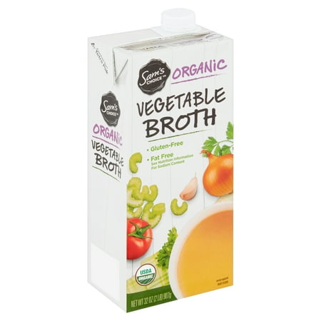 Sam's Choice Organic Vegetable Broth, 32 oz (Shelf-Stable)