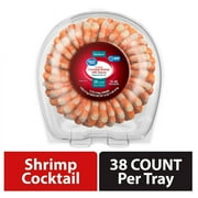 Great Value Cooked Medium Shrimp Ring with Cocktail Sauce, 16 OZ, Frozen
