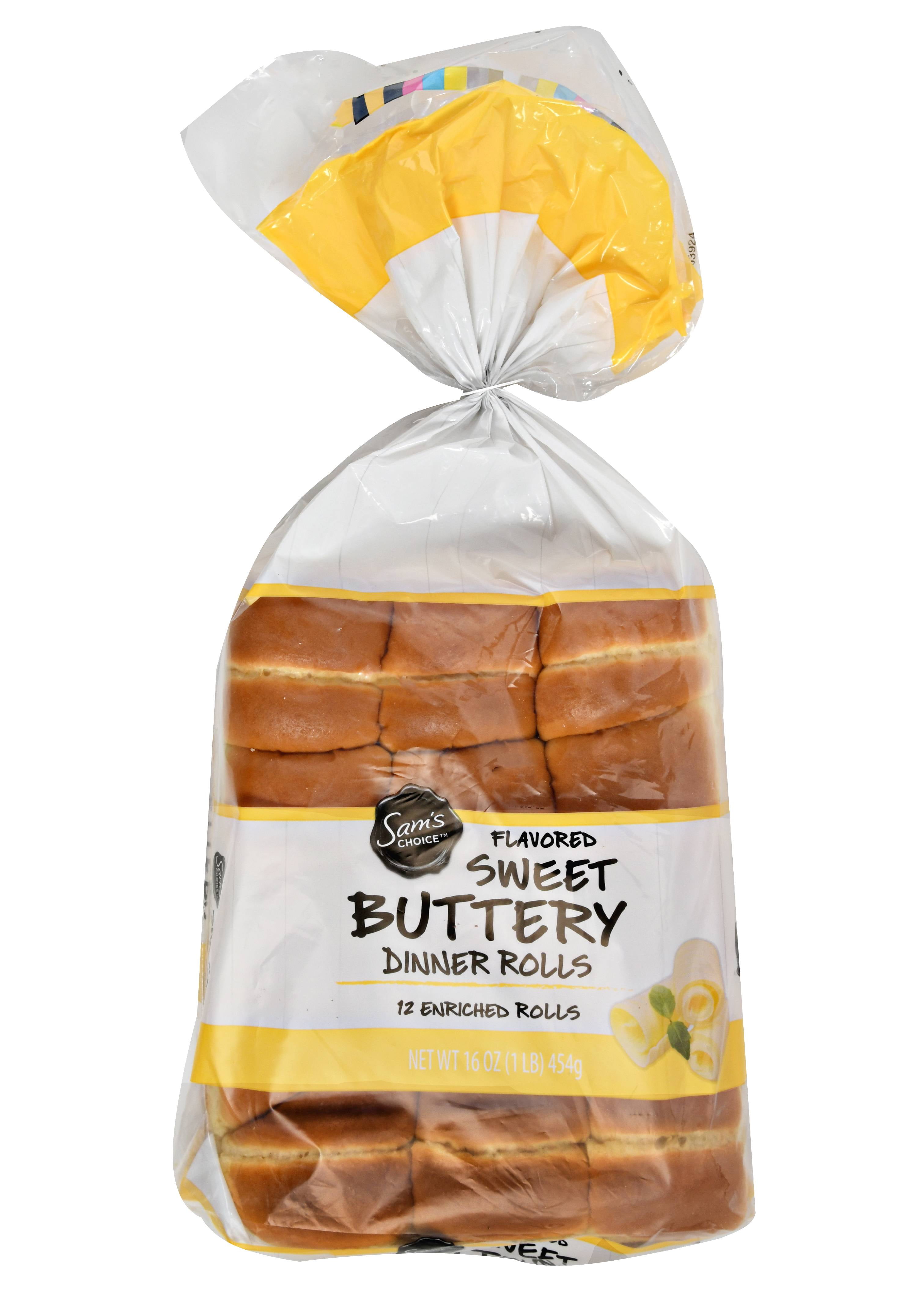 Sam's Choice Sweet Buttery Dinner Rolls, 16 oz, 12 Count