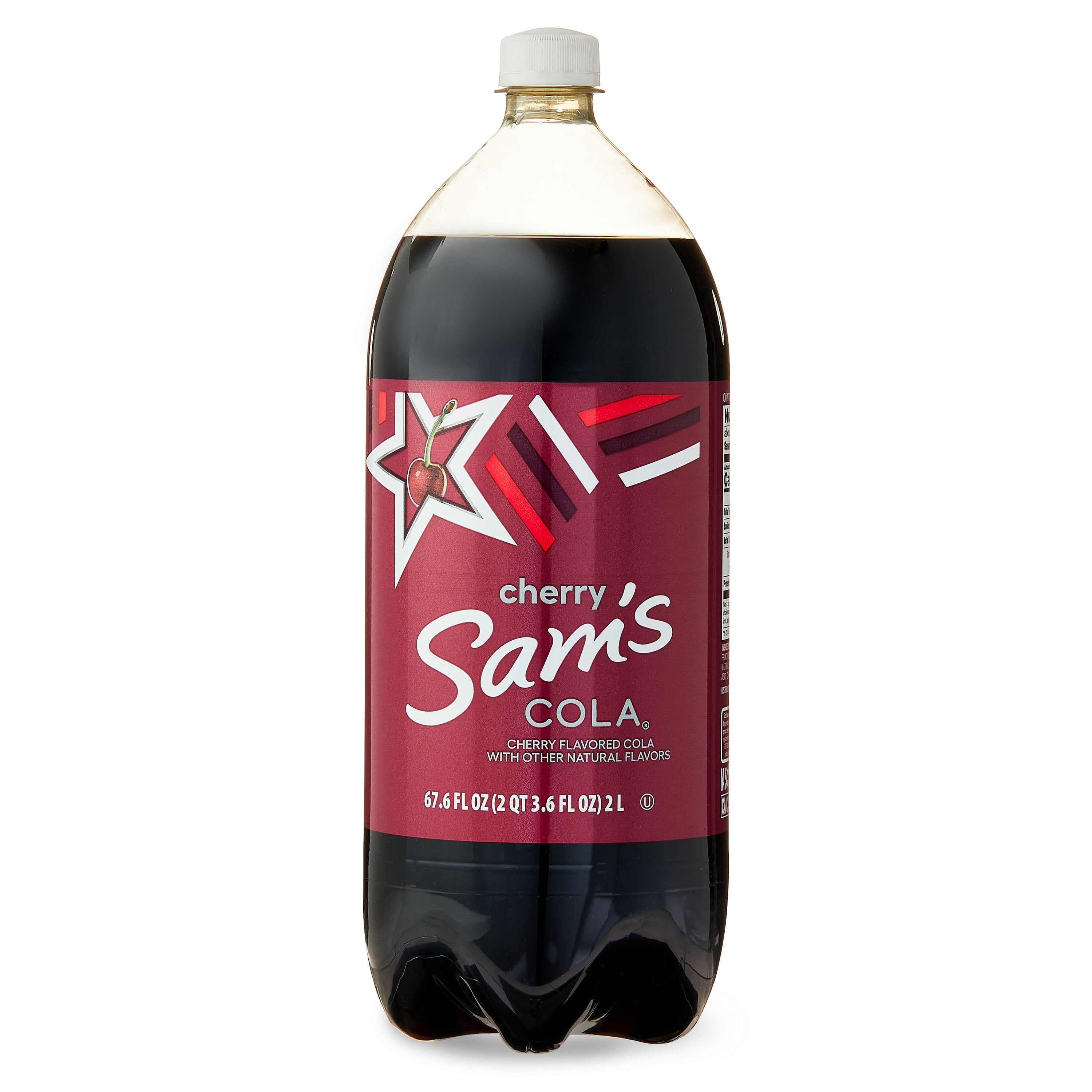 Sam's Cola Cherry Soda, 2 Liter Bottle