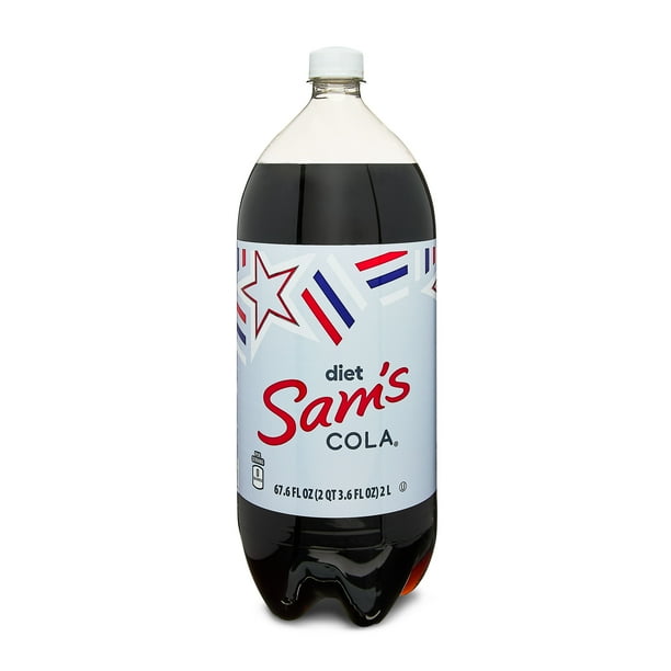 Sam' Diet Soda 2L - Liter soda bottle for vending machines