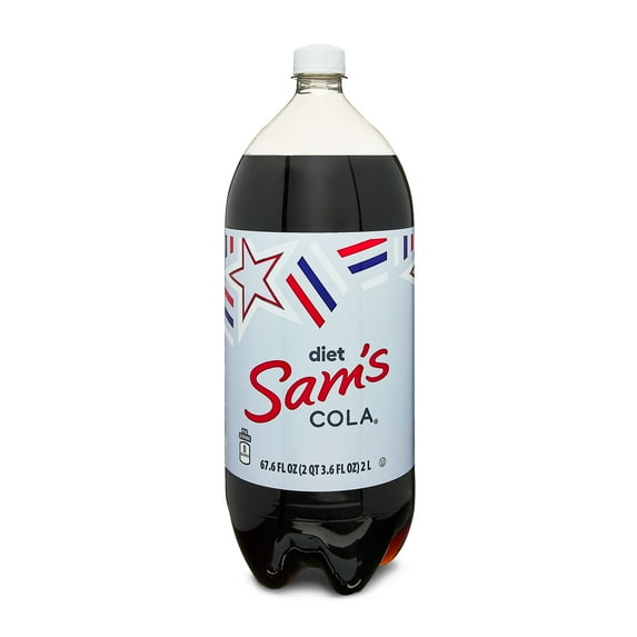 Sam's Cola Diet Soda, 2 Liter Bottle