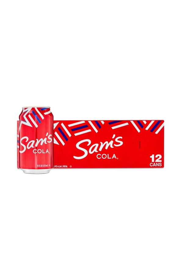 Sam's Cola Soda Pop, 12 fl oz, 12 Pack Cans
