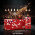 thumbnail image 1 of Sam’s Cola Soda Pop, 12 fl oz Cans – 24-Pack, 1 of 1