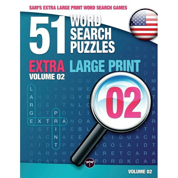 Sam's Extra Large-Print Word Search Sam's Extra Large-Print Word Search Games: 51 Word Search Puzzles, Volume 2: Brain-stimulating puzzle activities fo, Book 2, (Paperback)