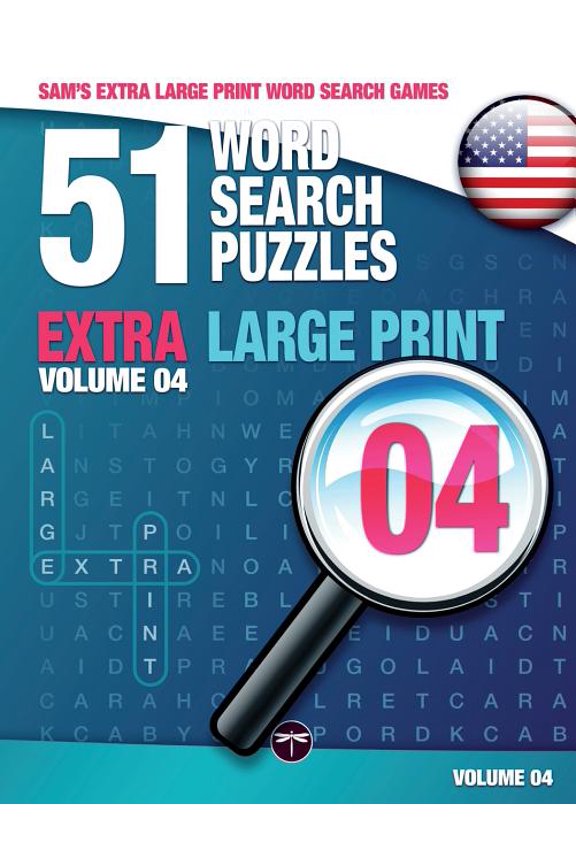 Sam's Extra Large-Print Word Search Game Sam's Extra Large-Print Word Search Games - 51 Word Search Puzzles, Volume 4: Brain-stimulating puzzle activities for ma, Book 4, (Paperback)