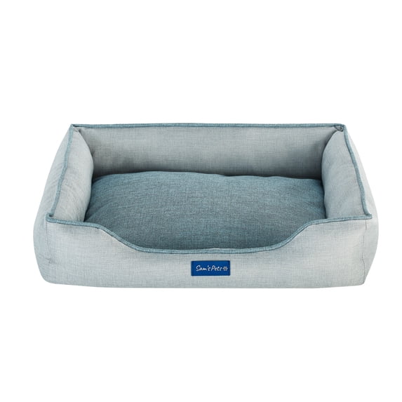 Sam's Pets Arthur Small Gray Dog Bed