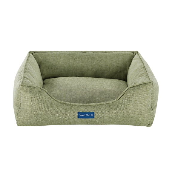 Sam's Pets Julius Dog Bed, 19" L X 24" W X 7" H, Olive