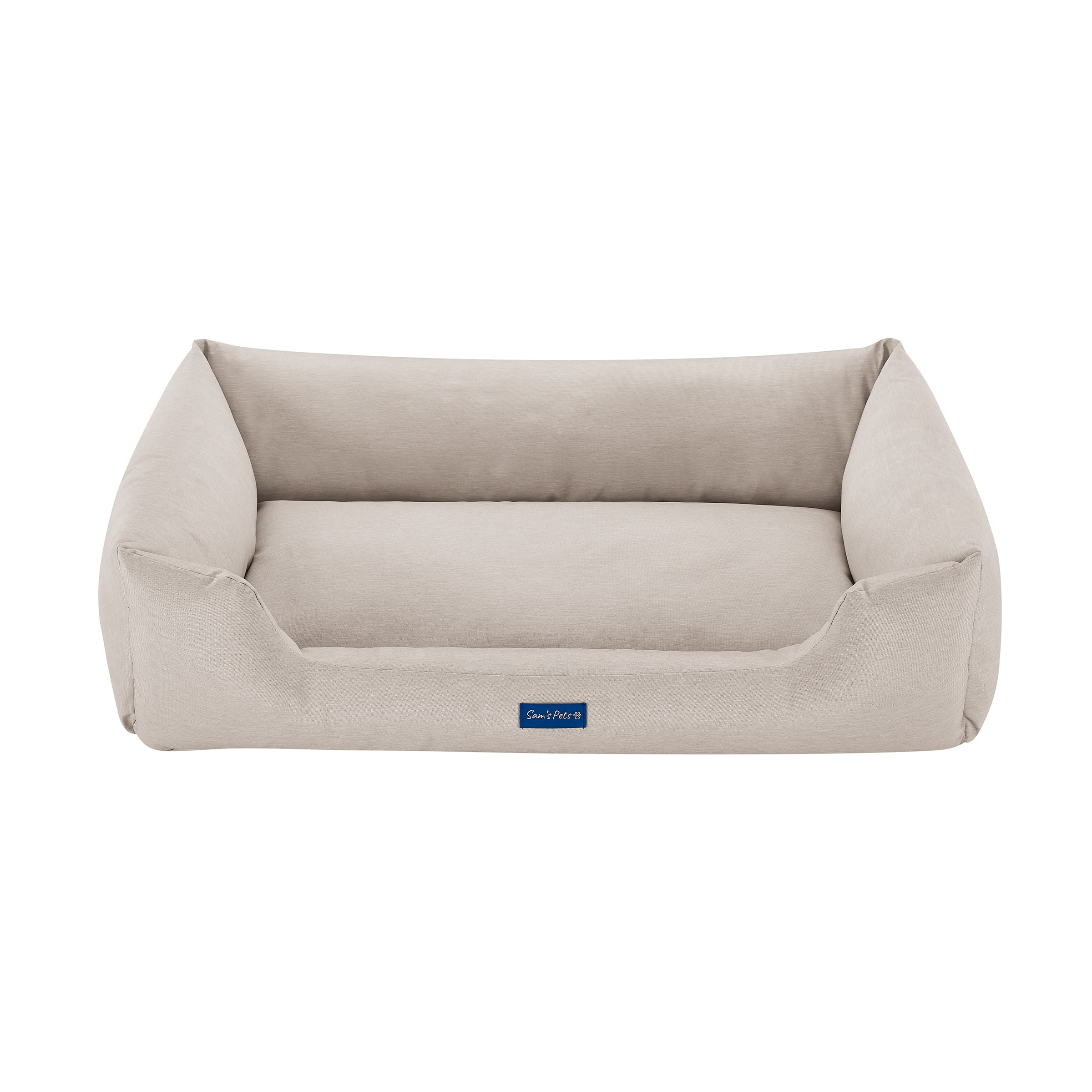 Sam's Pets  Missy® Rectangular Dog Bed Beige Medium
