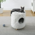 thumbnail image 1 of Sam's Pets Rocket® 18" White Cat Tree Cylinder, 1 of 5