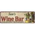 thumbnail image 1 of Sam's Wine Bar Sign Home Decor Metal Gift 6x18 Sign 106180052397, 1 of 1