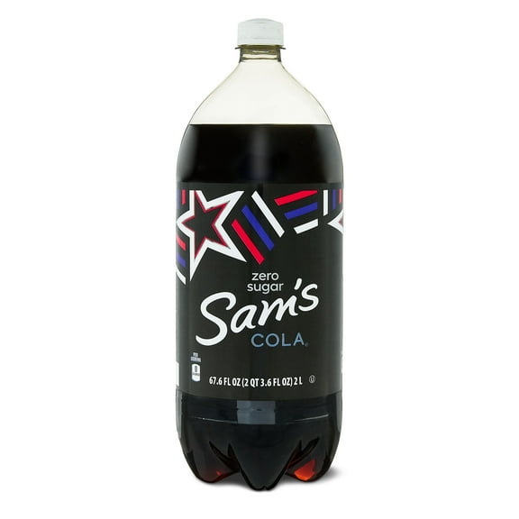 Sam's Zero Sugar Cola Soda, 2 Liter Bottle