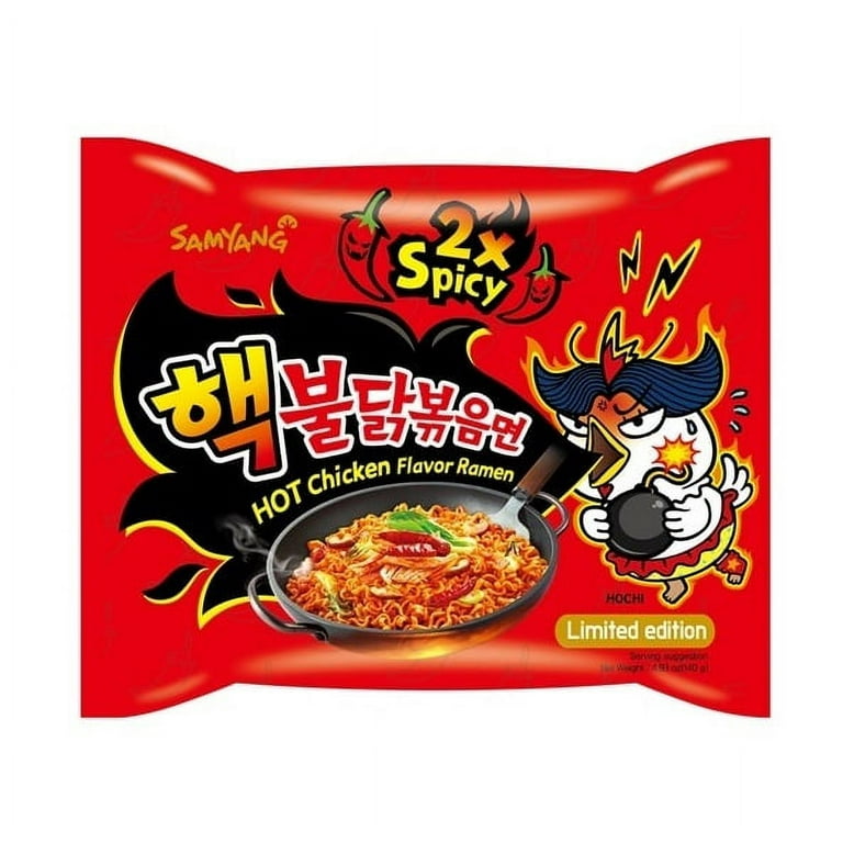https://i5.walmartimages.com/seo/SamYang-Buldak-Hot-Chicken-Flavor-Instant-Ramen-Stir-Fried-Noodle-2X-Spicy-Flavor-Bag-of-5-Packs-Noodles_3c16d9b9-e065-4b49-a71d-8c93b0e9a90b.29c6df86f8d2679717834a0027c27250.jpeg?odnHeight=768&odnWidth=768&odnBg=FFFFFF