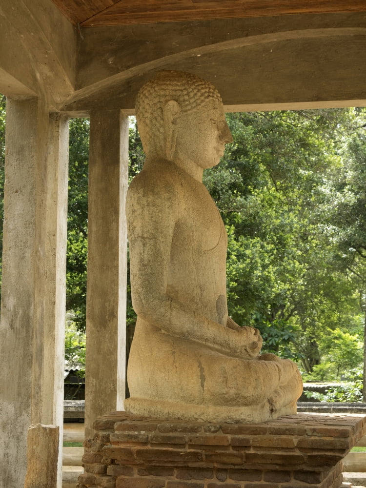 Samadhi Buddha (4th century) in meditation pose Northern Ruins Anuradhapura North Central Province Sri Lanka Canvas Art - Panoramic Images (12 x 16)