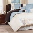 thumbnail image 1 of Samantha 7 Piece Embroidered Comforter Set by Lavish Home, 1 of 1