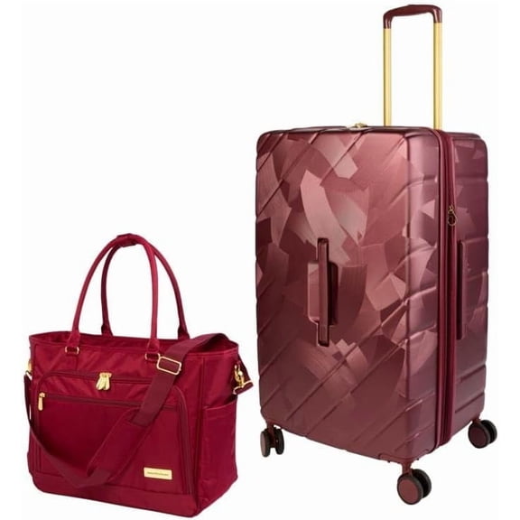 Samantha Brown 30" Trunk Style Case w/Tote (Metallic Burgundy)