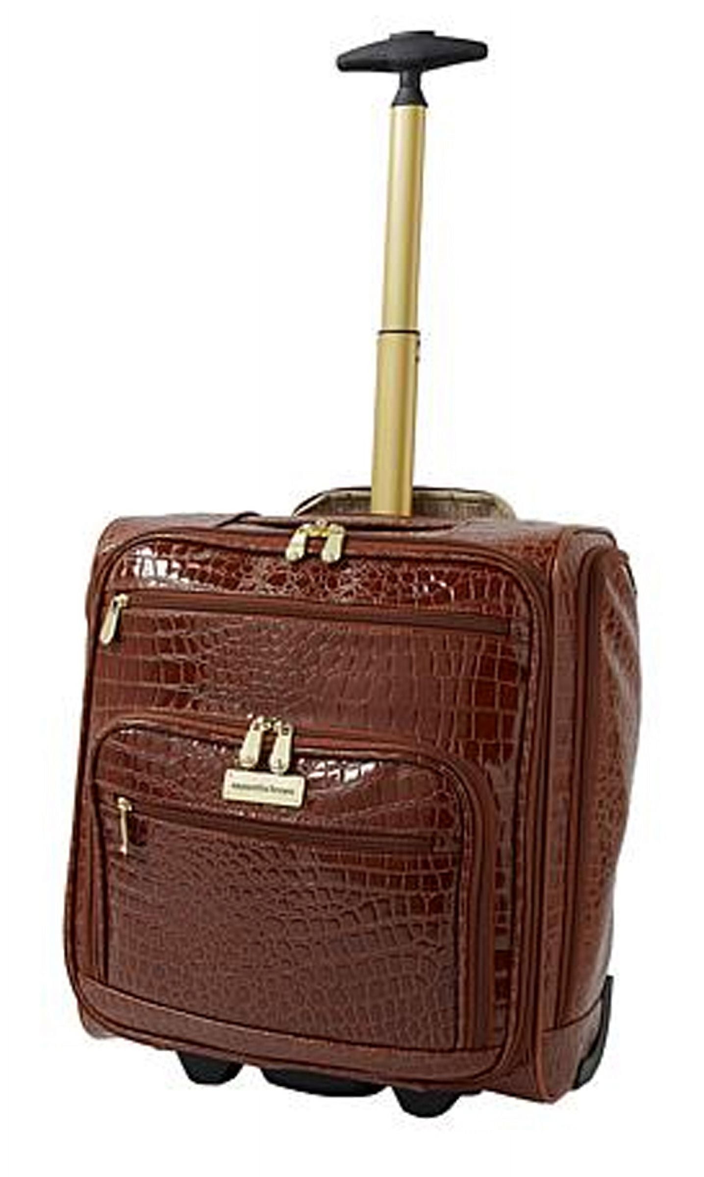 Samantha Brown Luggage Travel Classic Croco Underseater Carry-On