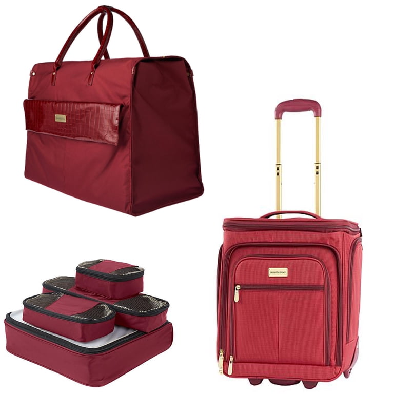 Samantha Brown Travel bag/backpack/tote In Maroon Samantha Brown Backpack - YouTube main image 4