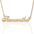 thumbnail image 1 of Samantha Custom Name Necklace Customized Personalized Plated Name Necklace for Mother Daughter Friendship Women Valentine's Day Christmas Birthday New Year Gold, 1 of 7
