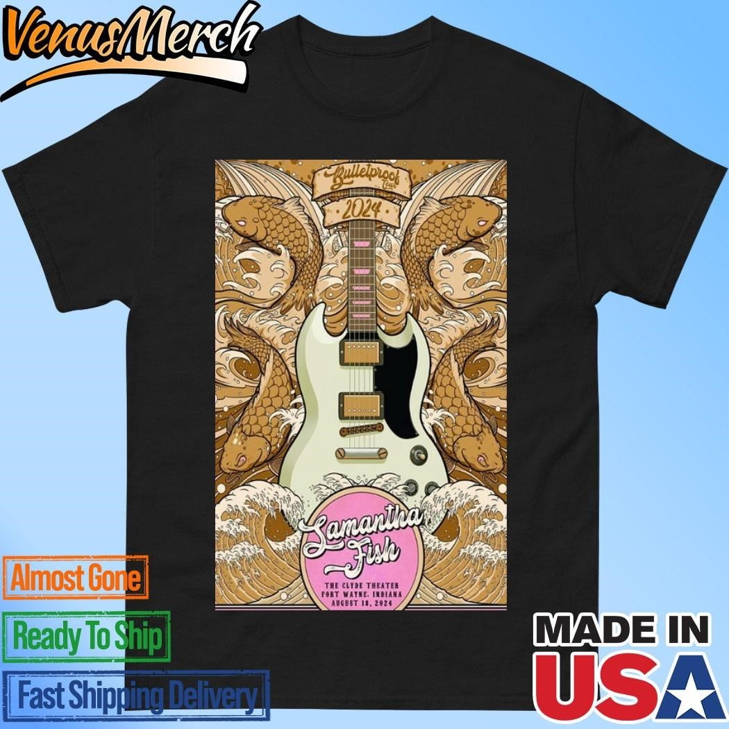 Samantha Fish Aug 18 2024 Clyde Theatre In Fort Wayne In Shirt