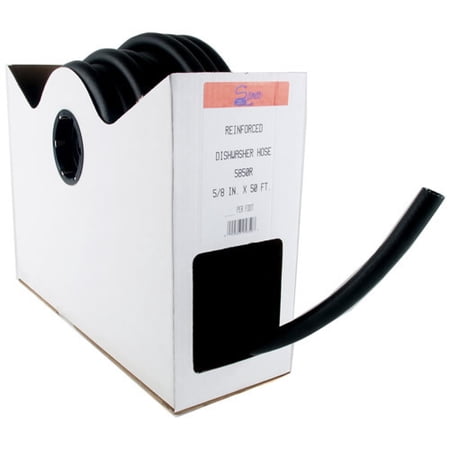 Harvey Dishwasher Drain Tube 5850RA - Reinforced - Gray — Standard US Plumbing Rough-In, Drop-In Replacement