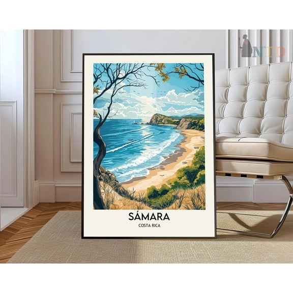 Samara Print, Samara Wall Art, Samara Poster, Samara Photo, Samara Poster Print, Samara Travel Poster, Samara Costa Rica Wall Art, Modern Wall Decor, 8x12 UNFRAMED