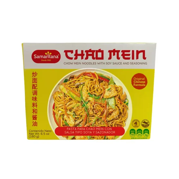 Samaritana Chaomein Noodles With Seasoning And Soy Sauce 6.5 Oz
