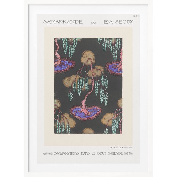 Samarkande 11 Framed Art Modern Wall Decor