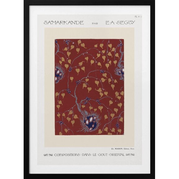 Samarkande 12 Framed Art Modern Wall Decor