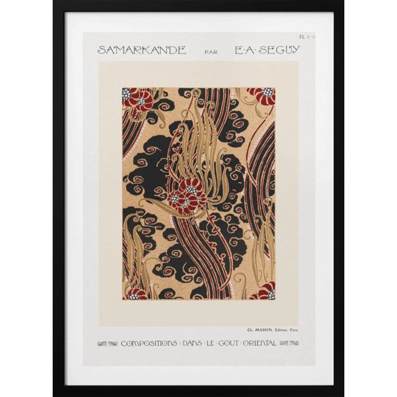 Samarkande 14 Framed Art Modern Wall Decor