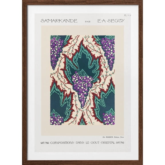 Samarkande 18 Framed Art Modern Wall Decor
