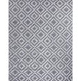 Samba Square Gray 8 ft. x 10 ft. Indoor/Outdoor Patio Area Rug