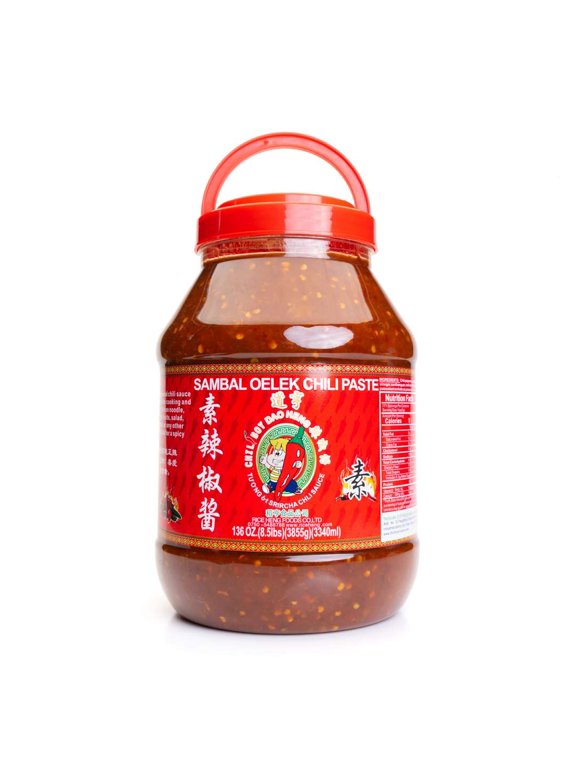 Sambal Oelek Chili Paste, 136 oz