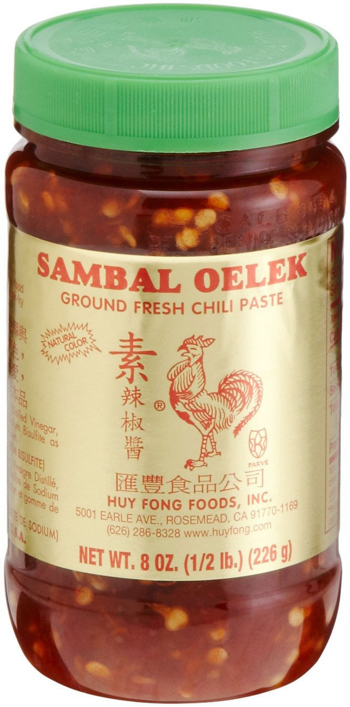 , Sambal Oelek Chili Paste, 8 Ounce (Pack of 6) - Walmart.com