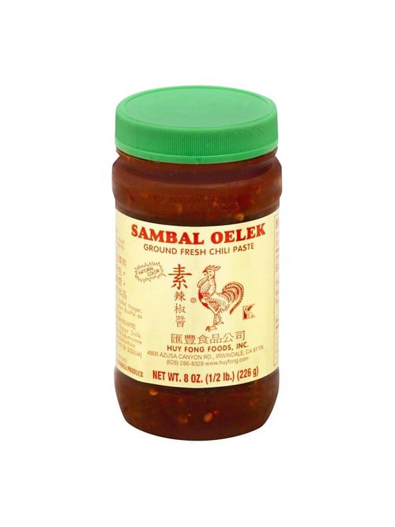 Sambal Oelek Ground Fresh Chili Paste (Pack of 2)