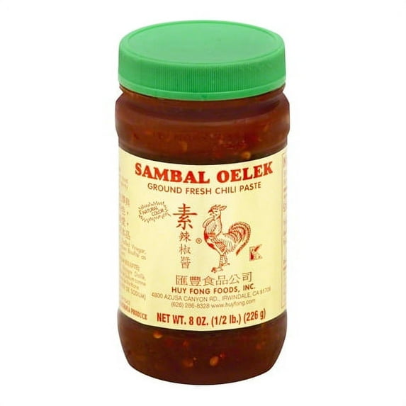 Sambal Oelek Ground Fresh Chili Paste (Pack of 2)