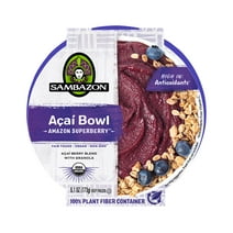 Sambazon Superberry Acai Bowl, Plant-Based Meal, 6.1 oz, 1 Count (Frozen)