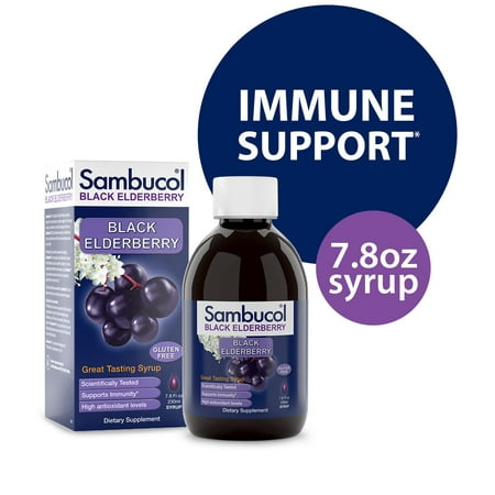 Sambucol Black Elderberry Original Immune Support Syrup  - 7.8z