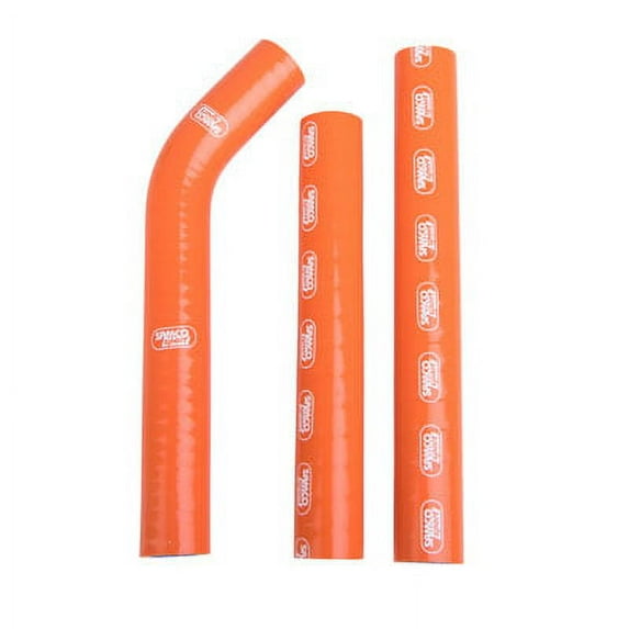 SamcoSport Radiator Hose Kit with Thermostat Bypass Orange For TM, KTM