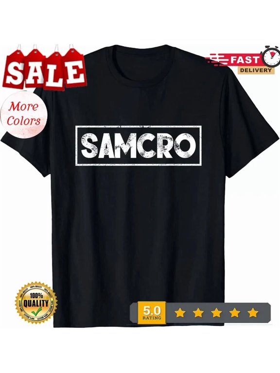 Samcro Jax Teller Biker Motorcycle Vintage T-Shirt
