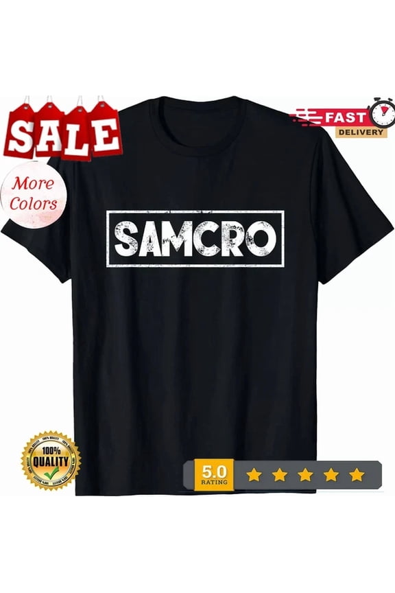 Samcro Jax Teller Biker Motorcycle Vintage T-Shirt