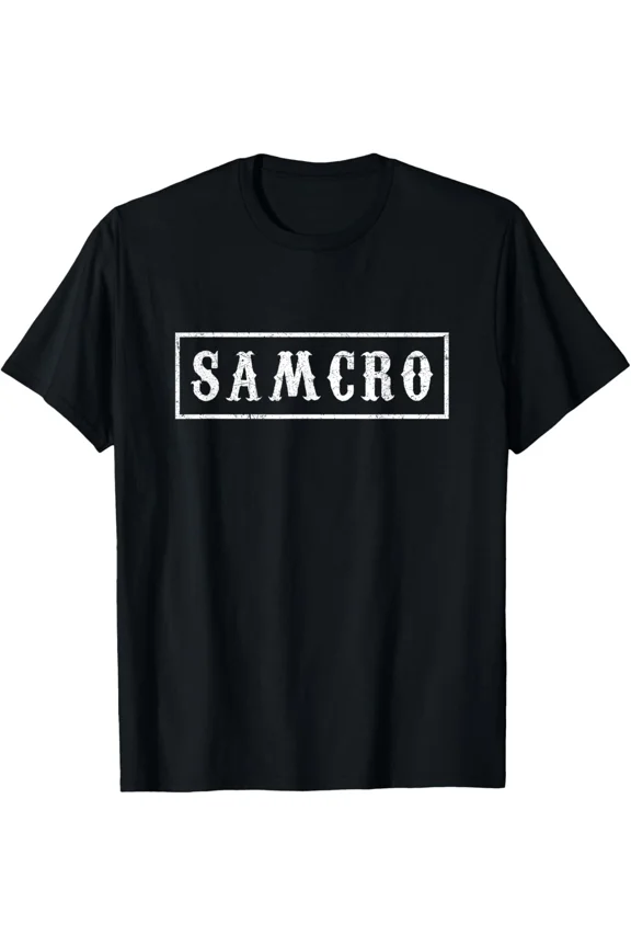 Samcro Motorcycle Club Biker Tv Show Fan Art Novelty Graphic Top Unisex T-Shirt up to size 5XL