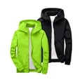 thumbnail image 1 of Samdudou 2 PCS Kids Lightweight Waterproof Rain Jacket - Toddler Boys Girls Softshell Hooded Raincoat Windbreaker Outdoor Hiking Travel, Size 11-12 Years, 1 of 6