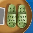 thumbnail image 1 of Samdudou Bathroom Slippers for Women Fast Drying Shower Sandals with Drainage Holes Open Toe Breathable Spa Slides Non-Slip Gym Pool Footwear Ultra-Light Eva House Shoes Summer, 1 of 6