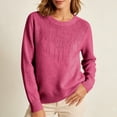 thumbnail image 1 of Samdudou Fall Sweaters for Women Rhinestone Fringe Embellished Crewneck Long Sleeve Pullover Tops Elegant Dressy Knitwear Sparkly Party Blouse Chic Winter Outfit Rhinestone Clothes, 1 of 9